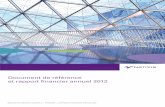Document de référence et rapport ﬁnancier annuel 2012