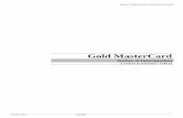 Gold MasterCard - CREDIT AGRICOLE