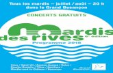 CONCERTS GRATUITS - Mardis des Rives