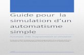Guide pour la simulation d’un automatisme simple