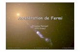 Accélération de Fermi - Université de Paris