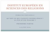 INSTITUT EUROPÉEN EN SCIENCES DES RELIGIONS