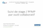 Suivi de stage / PFMP par outil collaboratif