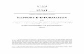 RAPPORT D’INFORMATION - Actu-Environnement