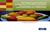 Developing intercultural competence through education ...