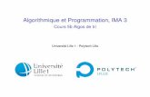 Algorithmique et Programmation, IMA 3