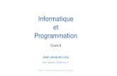 Informatique et Programmation