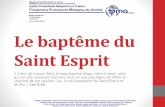 Le baptême du Saint Esprit - fpma.church
