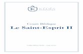 Cours Biblique Le Saint-Esprit II - kedes.org