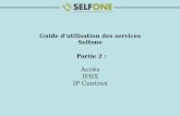 Guide d'utilisation des services Selfone Partie 2