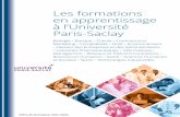 Les formations en apprentissage à l’Université Paris-Saclay