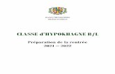 CLASSE d’HYPOKHAGNE B