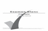 Examen Blanc - Français - Juillet 2013