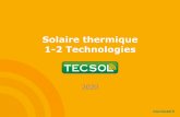 Solaire thermique 1-2 Technologies