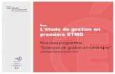 L'étude de gestion en première STMG - ac-toulouse.fr