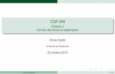 CQP 208 - Chapitre 2 Dérivée des fonctions algébriques