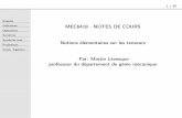 Notions élémentaires sur les tenseurs Par: Martin Lévesque ...
