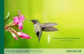 FROM NATURE TO YOU