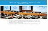 fIScALITE DOUANIERE ET cOOPERATION INTERNATIONALE