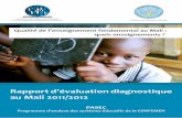 Rapport d’évaluation diagnostique au Mali 2011/2012