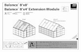 Balance 8'x8' Balance' 8'x4' Extension Module