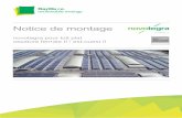 Montageanleitung Notice de montage - Solarmarkt