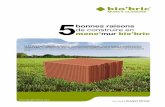 5 bonnes raisons de construire en mono’mur bio’bric