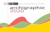 Observatoire de la profession d’architecte archigraphie 2020