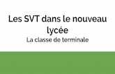 Les SVT dans le nouveau lycée - ac-strasbourg.fr