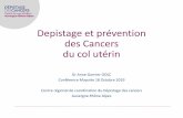 Depistage et prévention des Cancers du col utérin