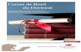 Carnet de Bord du Doctorat - Université de Poitiers