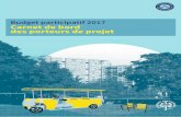 Budget participatif 2017 Carnet de bord des porteurs de projet
