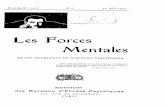 Les Forces mentales. Revue mensuelle de sciences ...