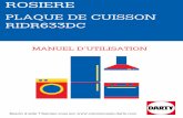 PLAQUE DE CUISSON RIDR633DC - Darty
