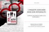 L'ENQUETE JUDICIAIRE DANS SON INTEGRALITE