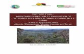 RAPPORT FINAL : INVENTAIRE FORESTIER ET EVALUATION DE