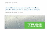 Gestion des eaux pluviales de la Ville de Trois-Rivières