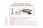 HYGIÈNE DES CONSTRUCTIONS