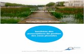 Synthèse des prescriptions de gestion des eaux pluviales