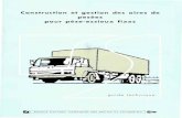 Construction et gestion des aires de pour pèse-essieux fixes