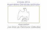 4 Mars 2016 Assemblée Générale ordinaire