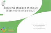 Spécialité physique-chimie et mathématiques en STI2D