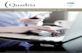 Catalogue Formation Quadria 2018