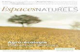 Agro-écologie - Revue des professionnels de la nature