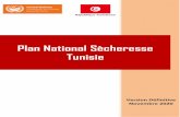 Plan National Sècheresse Tunisie
