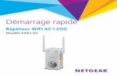 Répéteur WiFi AC1200 modèle EX6130 – Guide de démarrage …