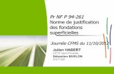 Pr NF P 94-261 Norme de justification des fondations ...