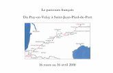 Le parcours français Du Puy-en-Velay à Saint-Jean-Pied-de-Port