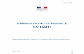 AMBASSADE DE FRANCE EN HAITI