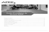 Guide d’installation de terrasse AZEK